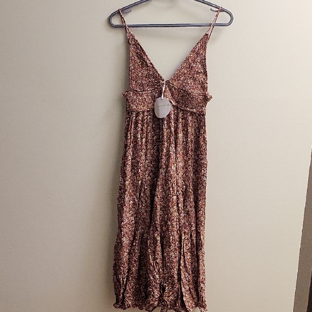 Floral Spaghetti Strap Dress